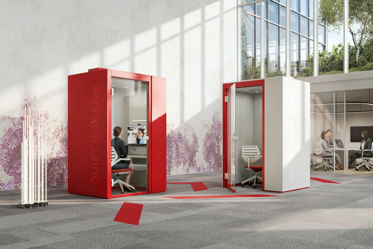 Raum-in-Raum-Lösung für Videocalls